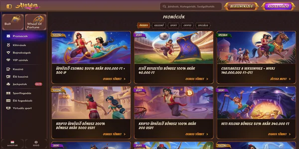 Alawin Casino stran s pozdravnim bonusom na mobilnem telefonu